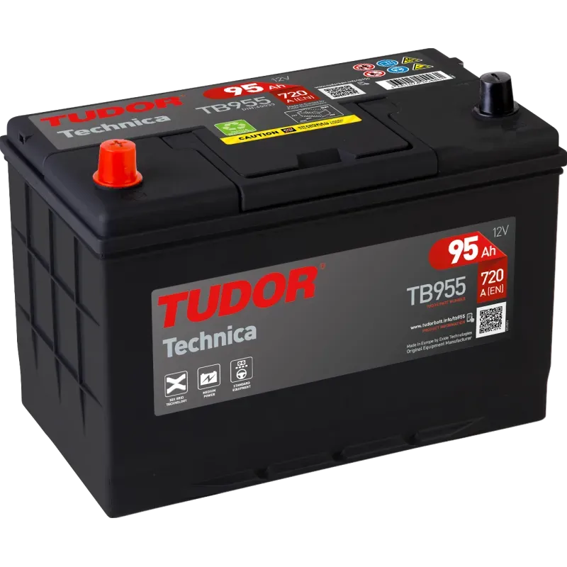 AKU 12V 95 AH 760A D31 (306×173×222) TERS (TUDOR TB955)