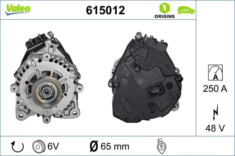 ALTERNATOR 48V GOLF 8 A3 LEON OCTAVİA 20> (VALEO 615012)