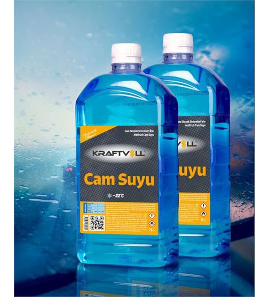 CAM SUYU 3 LT MAVİ (-20) (KRAFTVOLL 17061006)
