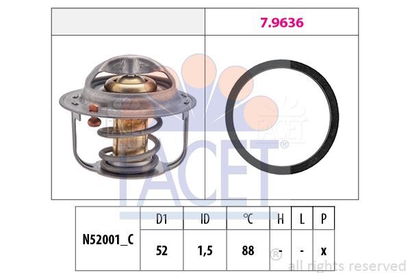 TERMOSTAT 88 C GRAND VITARA 1,6 98>03 VITARA 15>