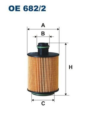 YAG FILTRESI 682/2 ALTI LASTİKLİ  ASTRA J INSIGNIA ZAFIRA C 1,3MJT / 1,6MJT 10> FIAT 500 IDEA PANDA PUNTO EVO 1,3 MTJ
