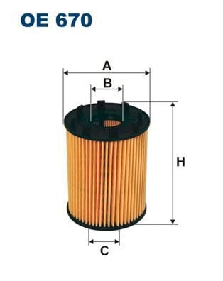 YAG FILTRESI OE 670 B13DTC B13DTE CORSA E 15> NEMO BIPPER 1,3HDI 16> DOBLO FIORINO EGEA FIAT 500 1,3JTD 15>